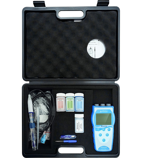 рН-метр, -2-16±0,01, портативный, электрод LabSen 803, серия 240, для чистой воды, PH241PW (в кейсе)