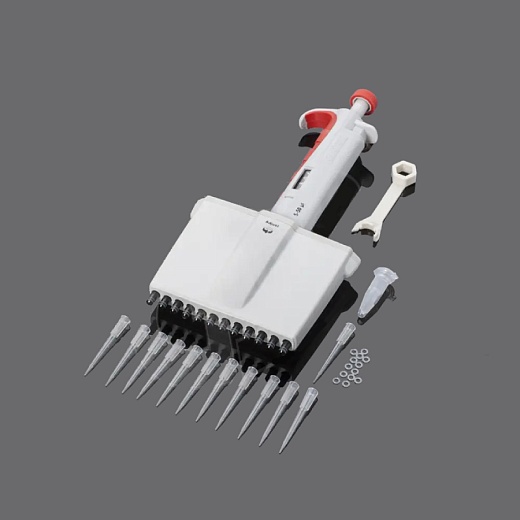 Автоматическая пипетка механическая 20-200 мкл, 12-канальная