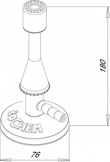 Горелка Теклю газовая, природный газ Фото 2