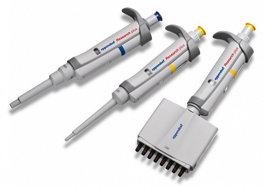 Автоматическая пипетка механическая 0,5-10 мкл, 12-канальная, Research Plus