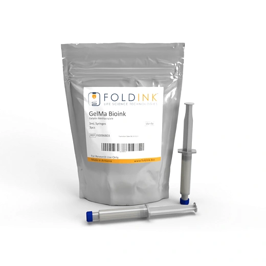 Биочернила GelMA Bioink, желатин, модифицированный метакрилоильными группами