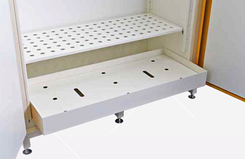 Шкаф для хранения ЛВЖ, ширина 129 см, огнестойкость 90, две дверцы, высокий, ШБХ ЛВЖ850, Россия