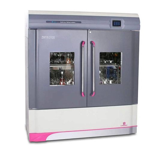 Шейкер-инкубатор двухуровневый, 580 л, ампл. 35 мм, 30-300 об/мин, от +4 до +60°С, платформа 970×560 мм, ZWYR-2112B, Labwit