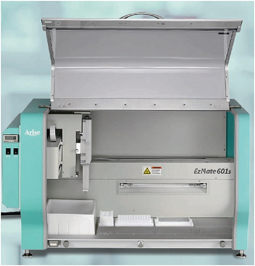 Станция дозирования 6-ти позиционная с УФ- и HEPA-модулями, с ноутбуком и ПО, EzMate 601s, Blue-Ray Biotech