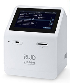 Счетчик и анализатор жизнеспособности клеток, 4-60 мкм, соответствует FDA-стандарту, C100-Pro, RWD, Китай