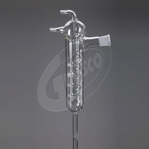 Холодильник обратный, (холодильник Фридрихса), L 330 мм, керн 24/40, муфта 24/40, Glassco