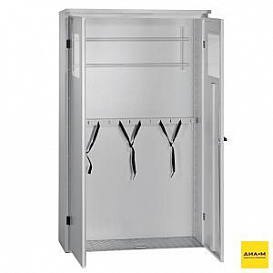 Шкаф для газовых баллонов, 4×50 л, вне здания, со смотровым окном, XL-2