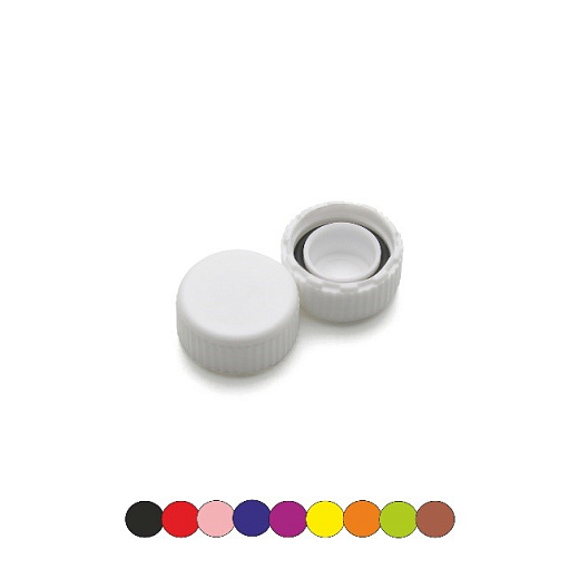 Комплект крышек для винтовых пробирок, разноцветные, 1000 шт./уп., Sovtech, Россия