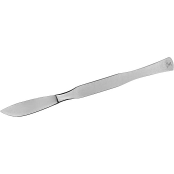  Скальпель брюшистый средний СБ 150*40 (нержавеющая сталь), Сб-4 н/