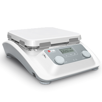 Мешалка магнитная, объём по воде 30 л, платформа 254×254 мм, нагрев до 500 °С, 100-1500 об/мин, датчик PT1000, MS10-H500-Pro package 1, DLab, Китай