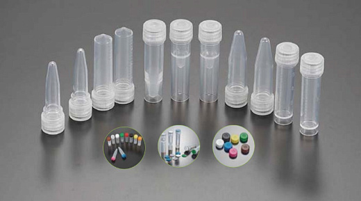 Криопробирки 1,5 мл, коричневые, ПП, конические, внешняя резьба, матовое поле для маркировки, 500 шт./уп., 5000 шт./кор., Jet Biofil, Китай