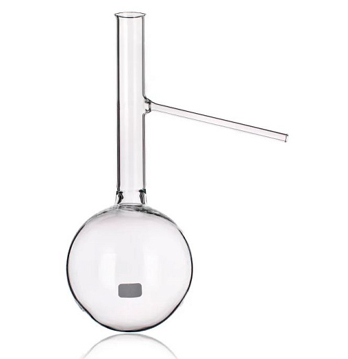 Колба Энглера, 250 мл, термостойкое стекло, высота 214 мм, Россия