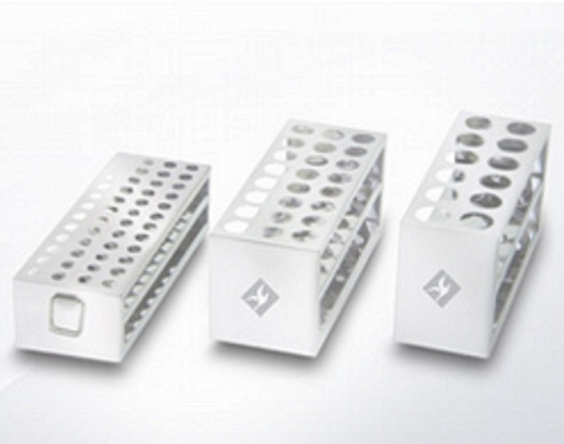 Штатив для пробирок, d 13 мм, 48 мест, нержавеющая сталь