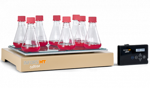 Шейкер для CO₂-инкубаторов, 20-200 об/мин, выносная панель, Celltron, Infors
