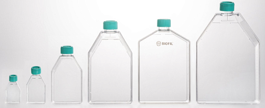 Флаконы культуральные, вентилируемая крышка, обработанная поверхность (CellATTACH), полистирол, стерильные