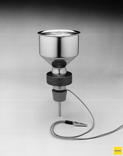 Фильтродержатель для вакуумной фильтрации, одноместный, d 47 мм, воронка 650 мл, н/ж сталь, с заземлением