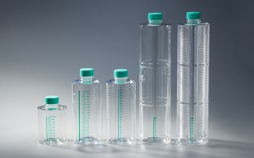 Роллерные бутыли 850 см², гладкие стенки, поверхность ТС, невент. крышка