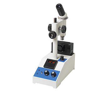 Бюджетный прибор для визуального определения точки плавления, t комн. - 320 °С, монокулярный микроскоп, дискр. изм. t – 0,1 °С, MP2M