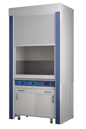 Шкаф вытяжной для работы с кислотами, ширина 120 см, корпус – металлокаркас, столешница –эпоксидный компаунд Vite, с нагревательным блоком Фото 1